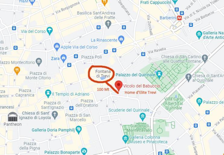 Home D'Elite Trevi Fountain Рим Екстериор снимка